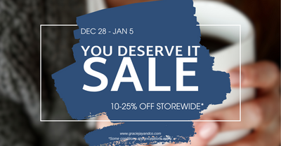 'You Deserve It' Sale - It's Time to Treat Yourself!