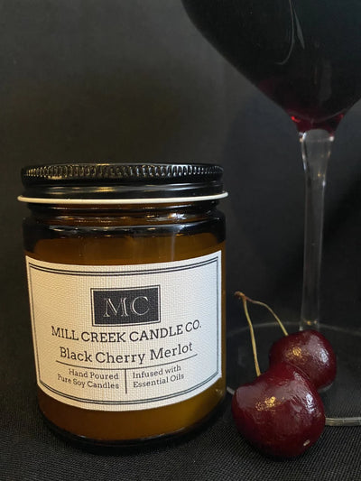 Black Cherry Merlot by Mill Creek Candle Co.