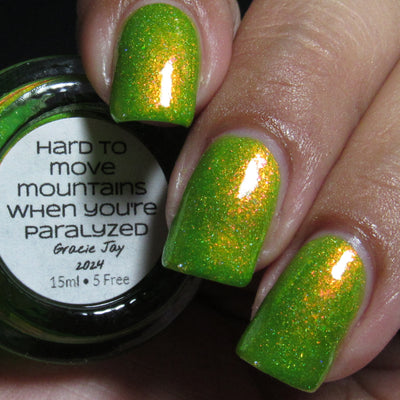 Hard To Move Mountains When You’re Paralyzed - SHOP EXCLUSIVE | Girly Bits