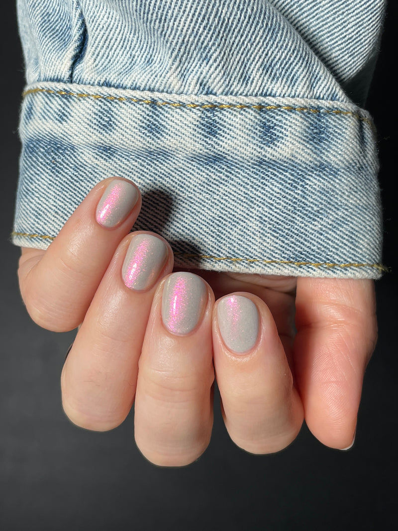 Every Cloud Has A Pink Lining (Glow’d Up Nail Lovers FB Group) | Cracked Polish