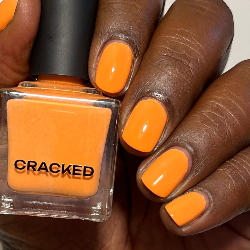 Cut On Coral | Cracked Polish