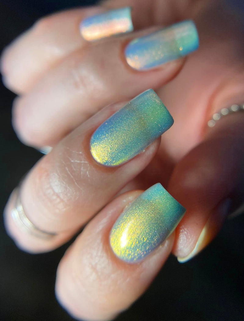 Clad in Blue by Nailed It!