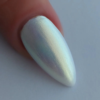Crystal Ball - Fluid Art Polish - Gold/Green/Blue Iridescent by Baroness X