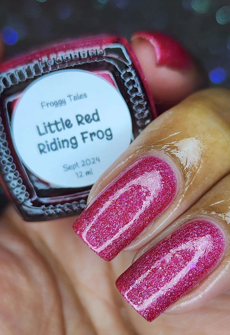 Little Red Riding Frog | Red Eyed Lacquer (PRE-ORDER)