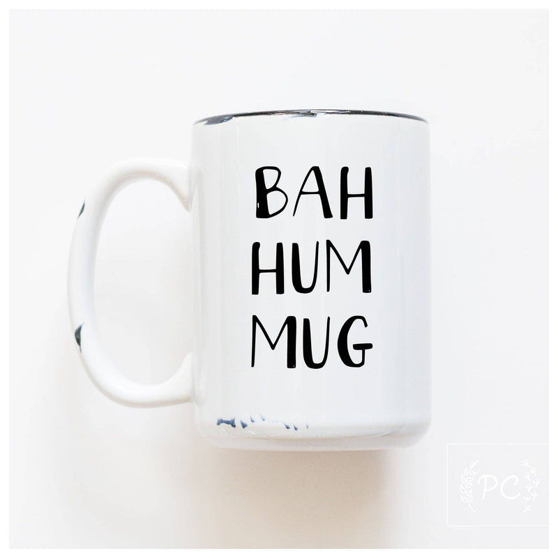 Bah Hum Mug by Prairie Chick Prints