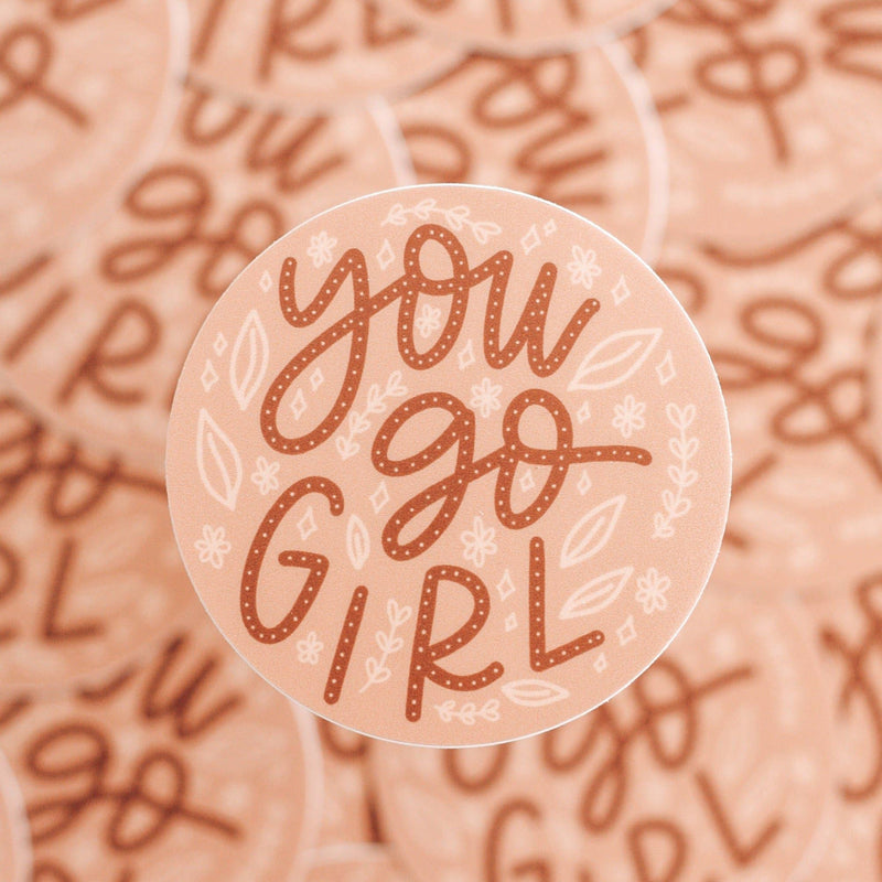 You Go Girl Sticker by Jess&
