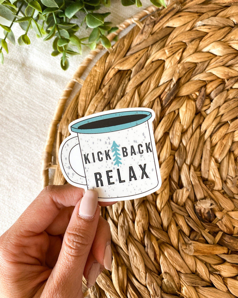 Kick Back Relax Sticker