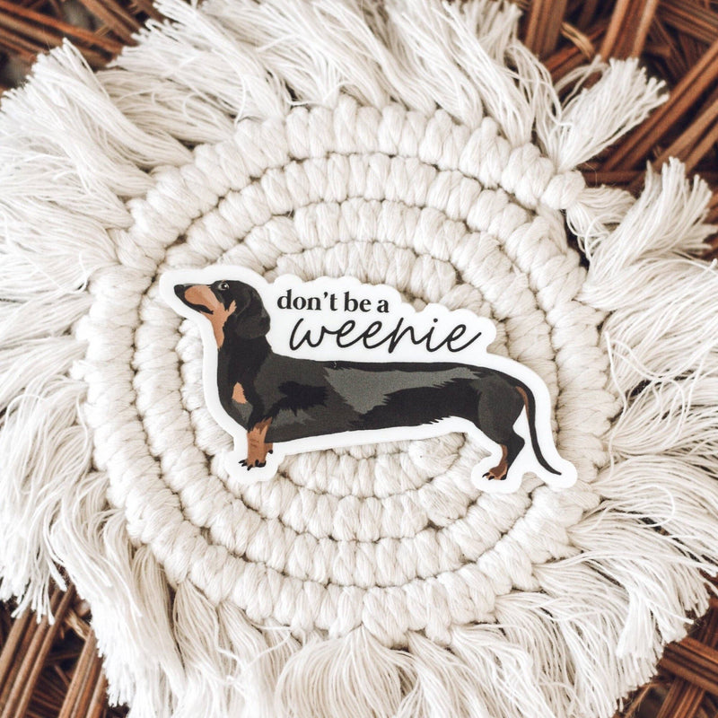 Wiener Dog Sticker by Jess&
